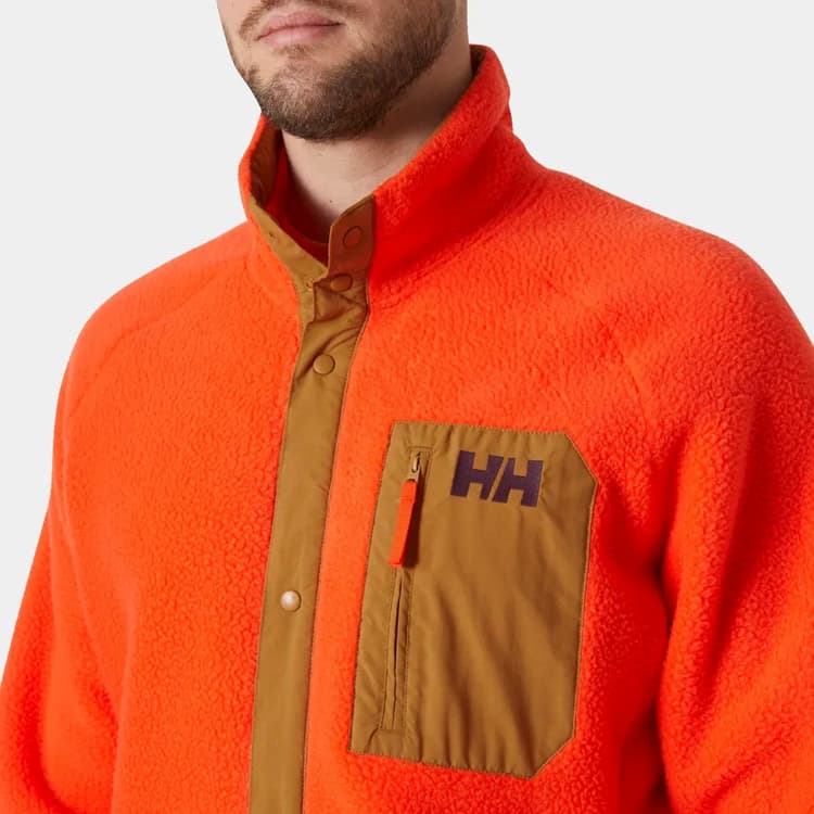 Ανδρική Panorama Pile Snap Ζακέτα Πορτοκαλί Helly Hansen 63348-147