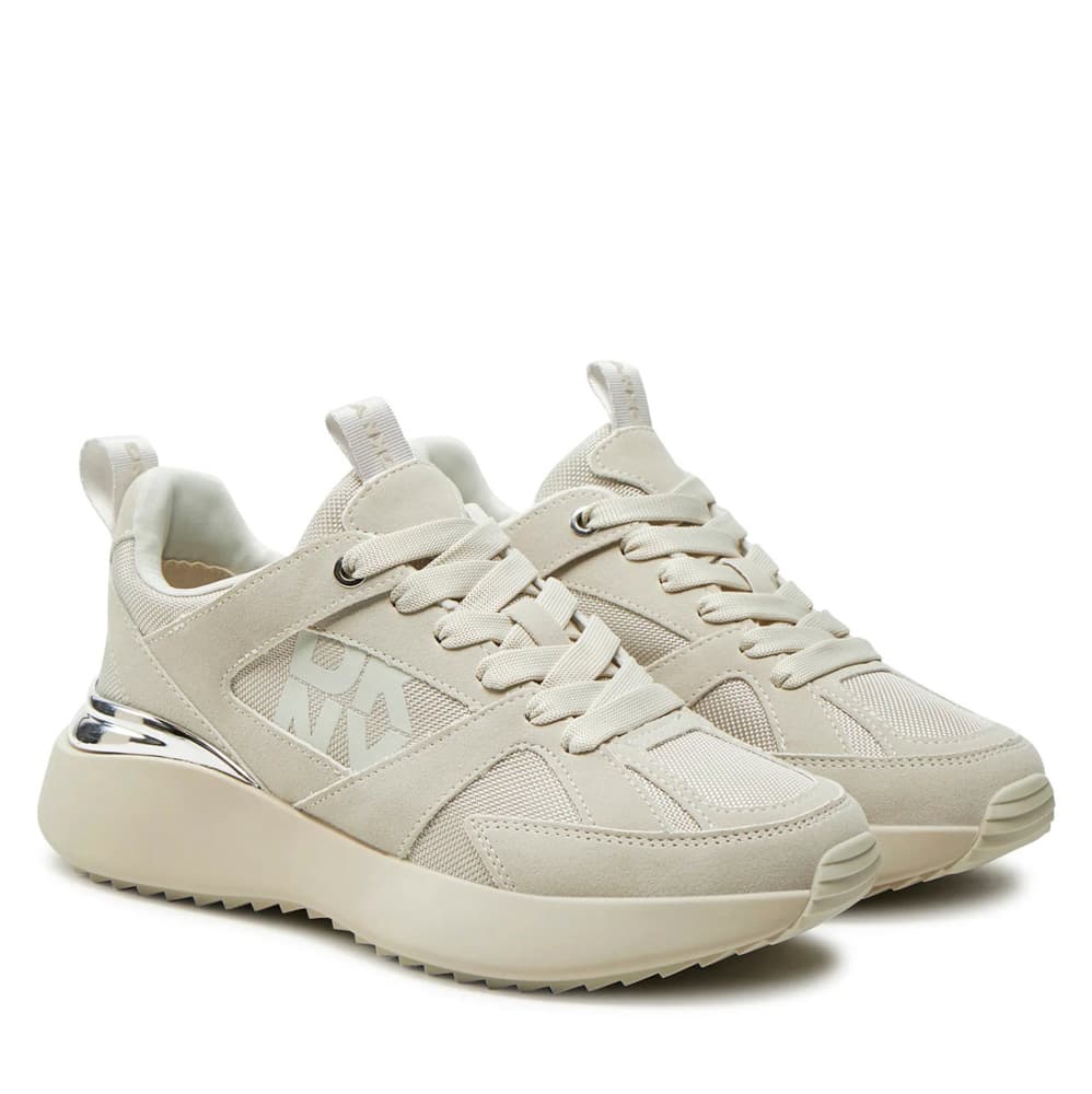 Γυναικεία Δερμάτινα Zofi Sneakers Μπεζ DKNY K4402944-SOFT WHITE