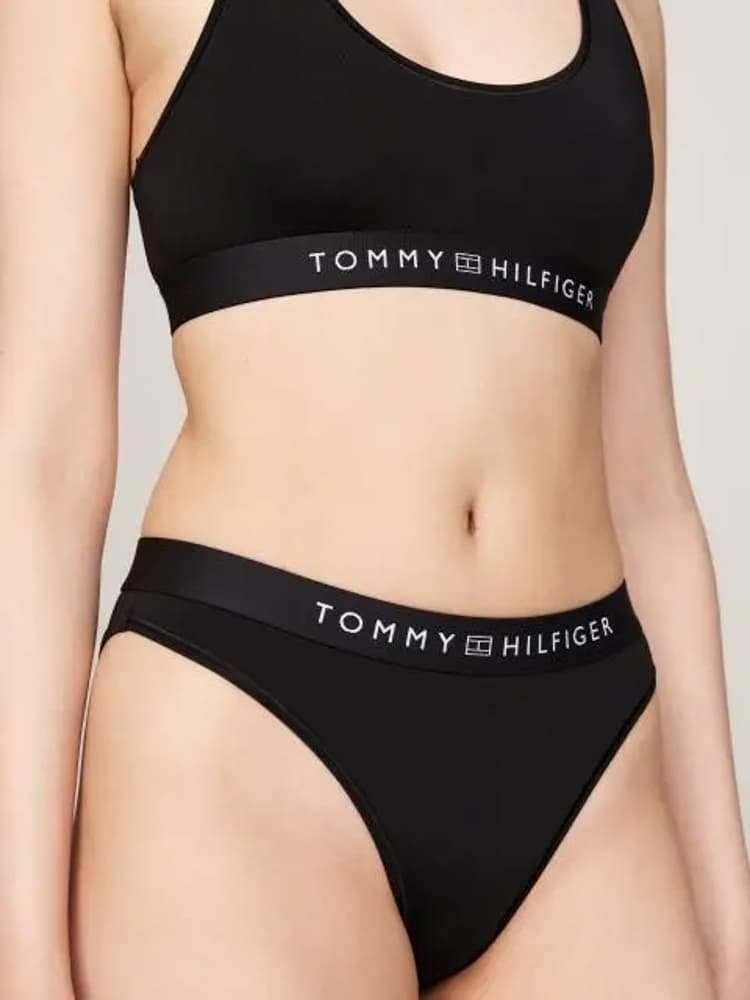Γυναικείο Σλιπ Μαύρο Tommy Hilfiger UW0UW05509-BDS