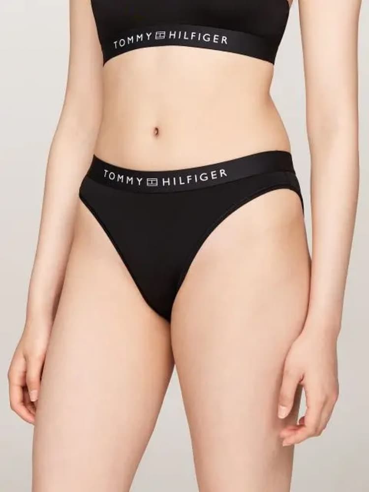 Γυναικείο Σλιπ Μαύρο Tommy Hilfiger UW0UW05509-BDS