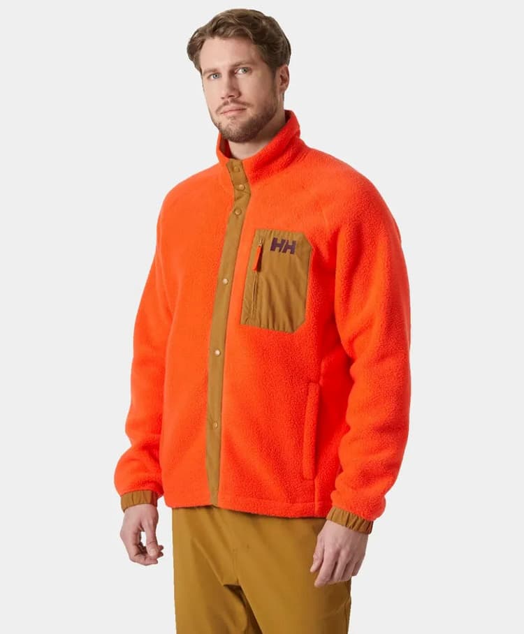Ανδρική Panorama Pile Snap Ζακέτα Πορτοκαλί Helly Hansen 63348-147
