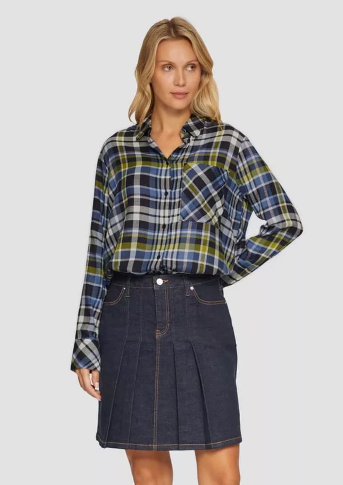 Γυναικείο Καρό Πουκάμισο Μπλε S.Oliver 2154282-59N0