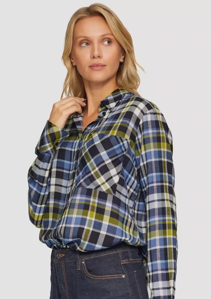 Γυναικείο Καρό Πουκάμισο Μπλε S.Oliver 2154282-59N0