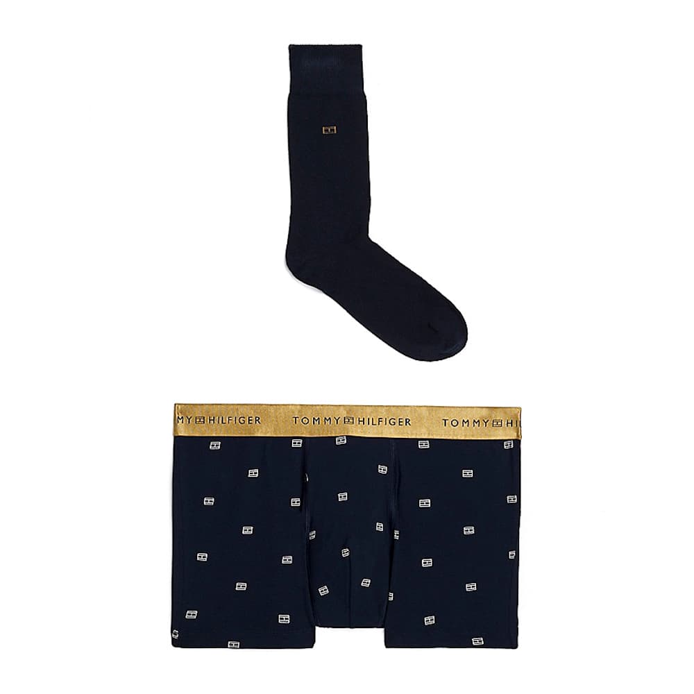 Ανδρικό Σετ Μπόξερ/Κάλτσες Navy Μπλε Tommy Hilfiger UM0UM03381-0YX