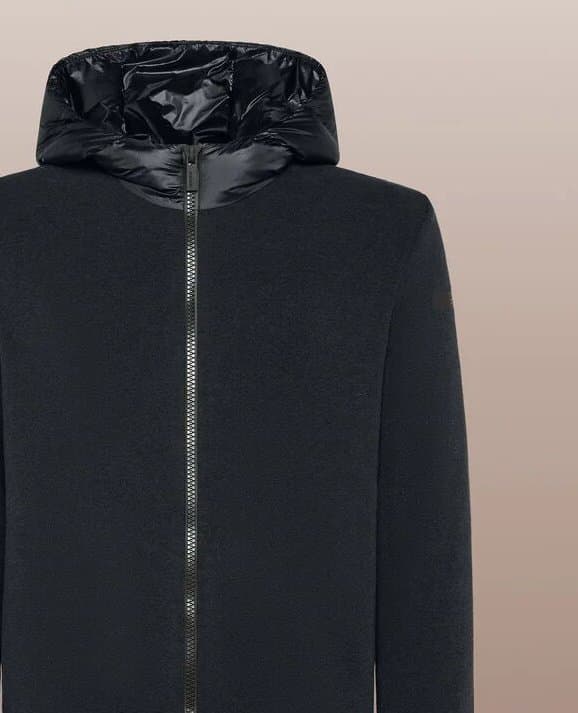 Ανδρική Harrd Duck Hood Ζακέτα Navy Μπλε RRD W24181-60 BLUE BLACK