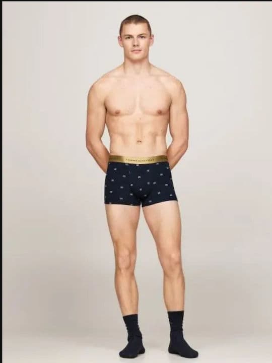 Ανδρικό Σετ Μπόξερ/Κάλτσες Navy Μπλε Tommy Hilfiger UM0UM03381-0YX