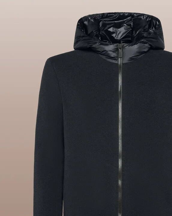 Ανδρική Harrd Duck Hood Ζακέτα Navy Μπλε RRD W24181-60 BLUE BLACK