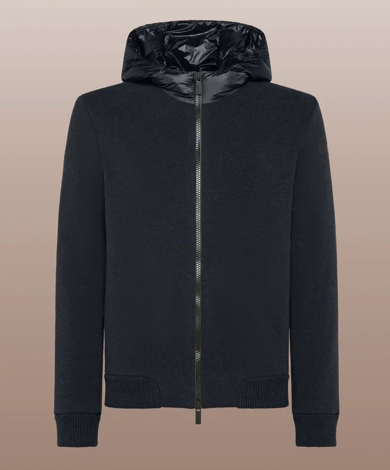 Ανδρική Harrd Duck Hood Ζακέτα Navy Μπλε RRD W24181-60 BLUE BLACK