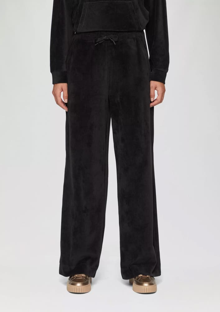 Γυναικείο Κοτλέ Παντελόνι Μαύρο S.Oliver 2154246-9999