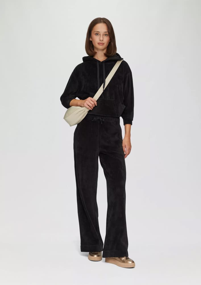 Γυναικείο Κοτλέ Παντελόνι Μαύρο S.Oliver 2154246-9999