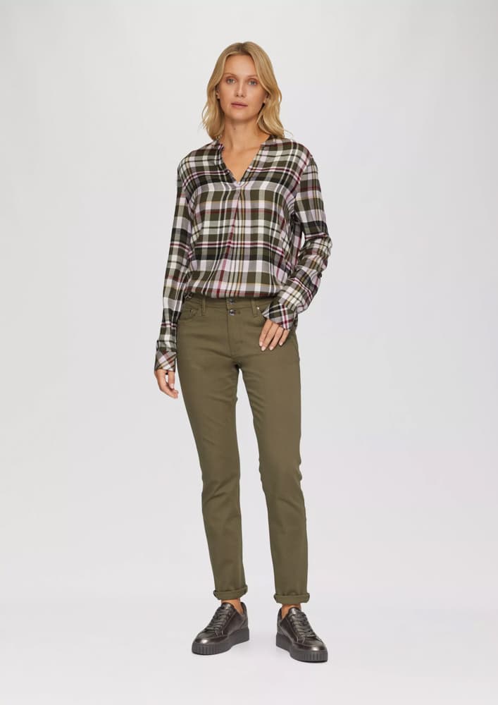 Γυναικείο Καρό Πουκάμισο Λαδί S.Oliver 2160450-79N0