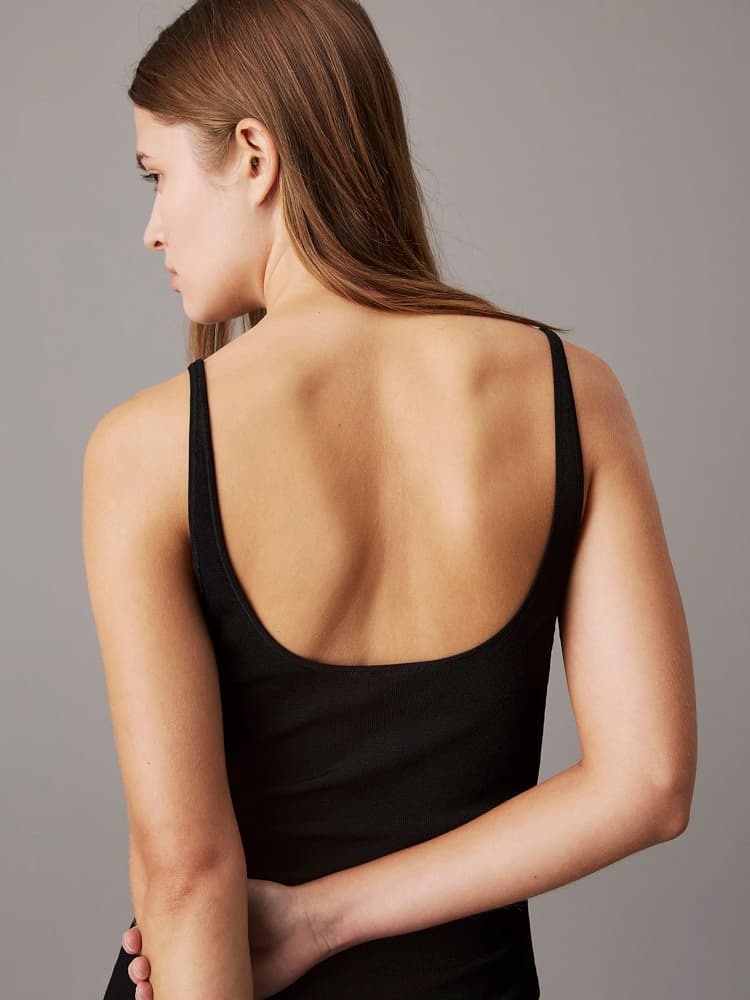 Γυναικείο Αμάνικο Φόρεμα Μαύρο Calvin Klein J20J224839-BEH