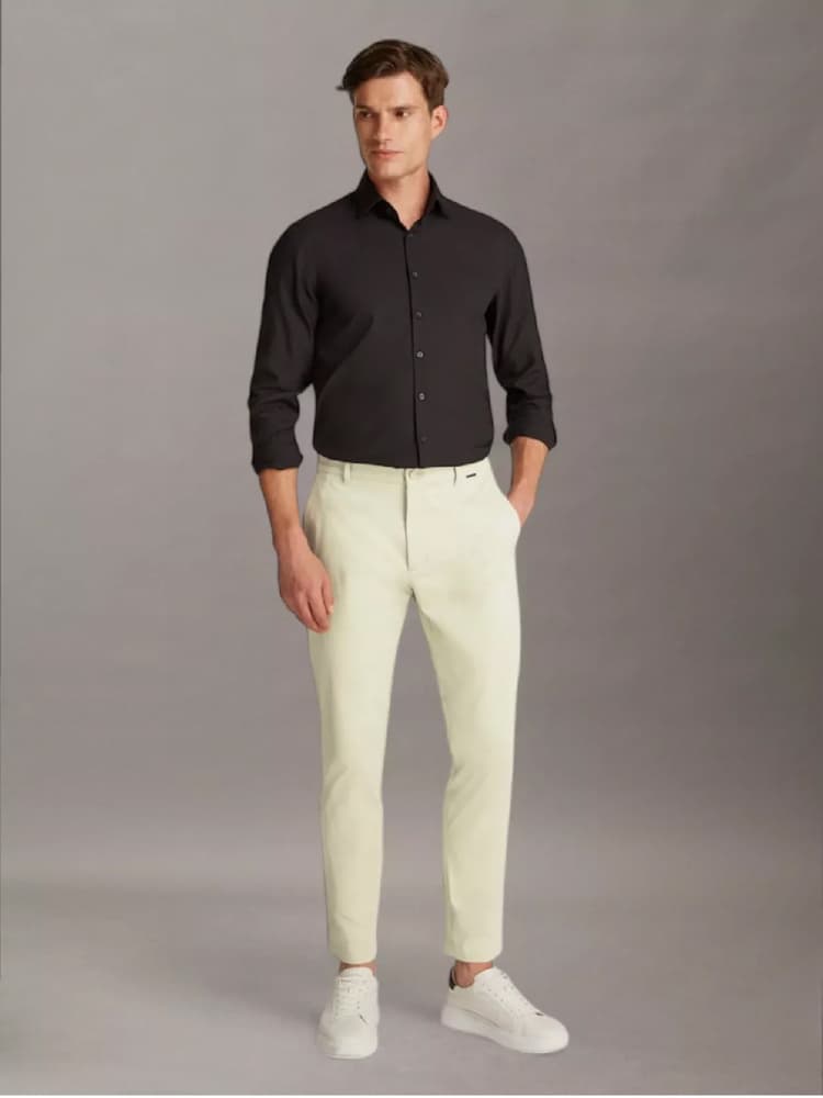 Ανδρικό Παντελόνι Πράσινο Calvin Klein K10K113423-LEB