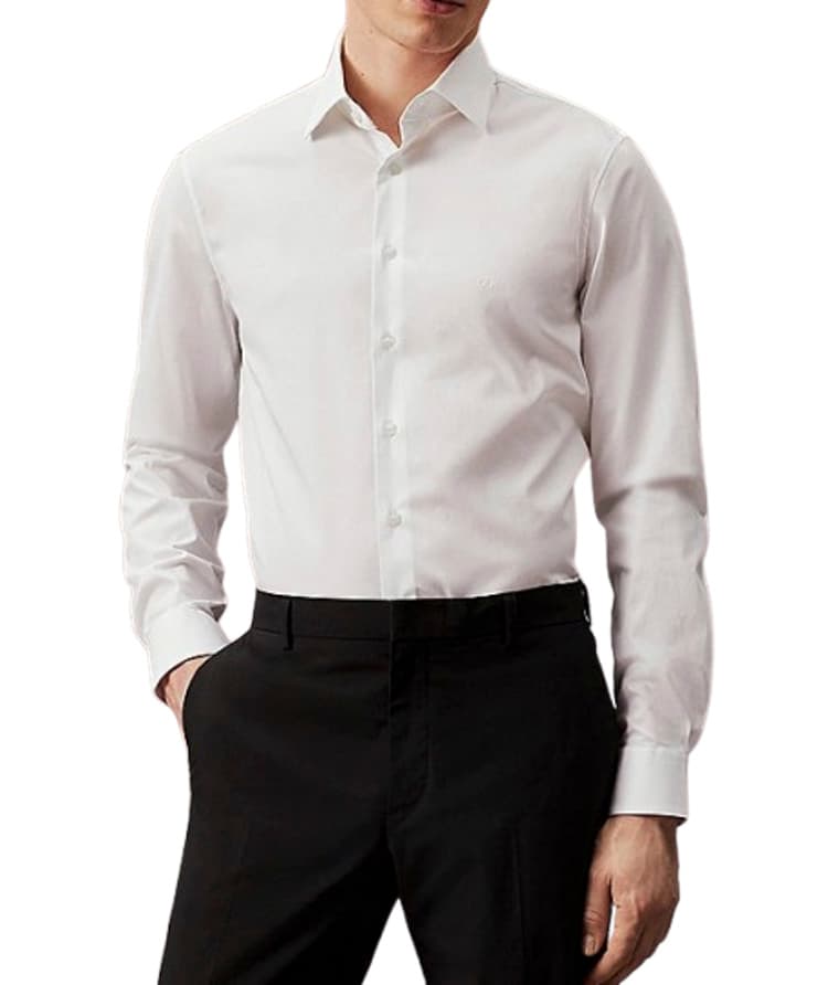 Ανδρικό Πουκάμισο Λευκό Calvin Klein K10K109509-YAF