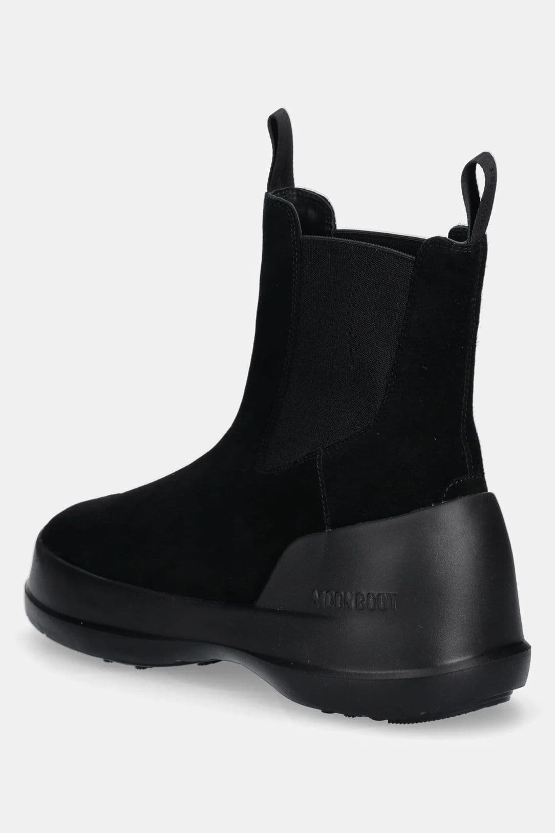 Γυναικείες Luna Chelsea Suede Μπότες Μαύρες Moon Boot 80D2480050-N001