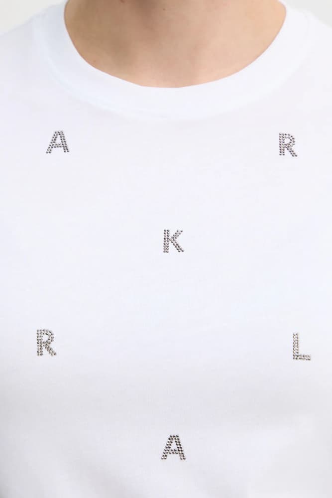 Γυναικείο T-shirt Λευκό Karl Lagerfeld A1W17078-100 WHITE