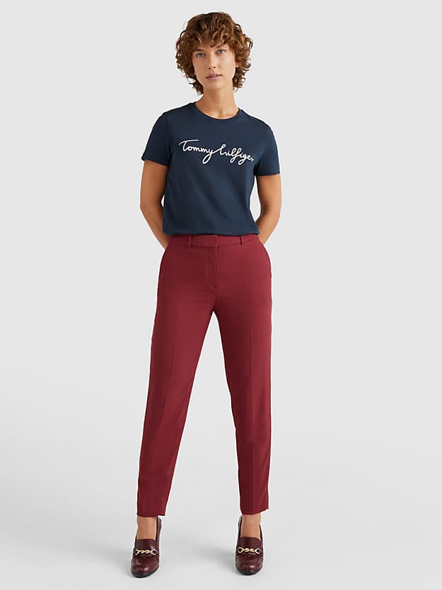 Γυναικείο Heritage T-shirt Navy Μπλε Tommy Hilfiger WW0WW24967-403