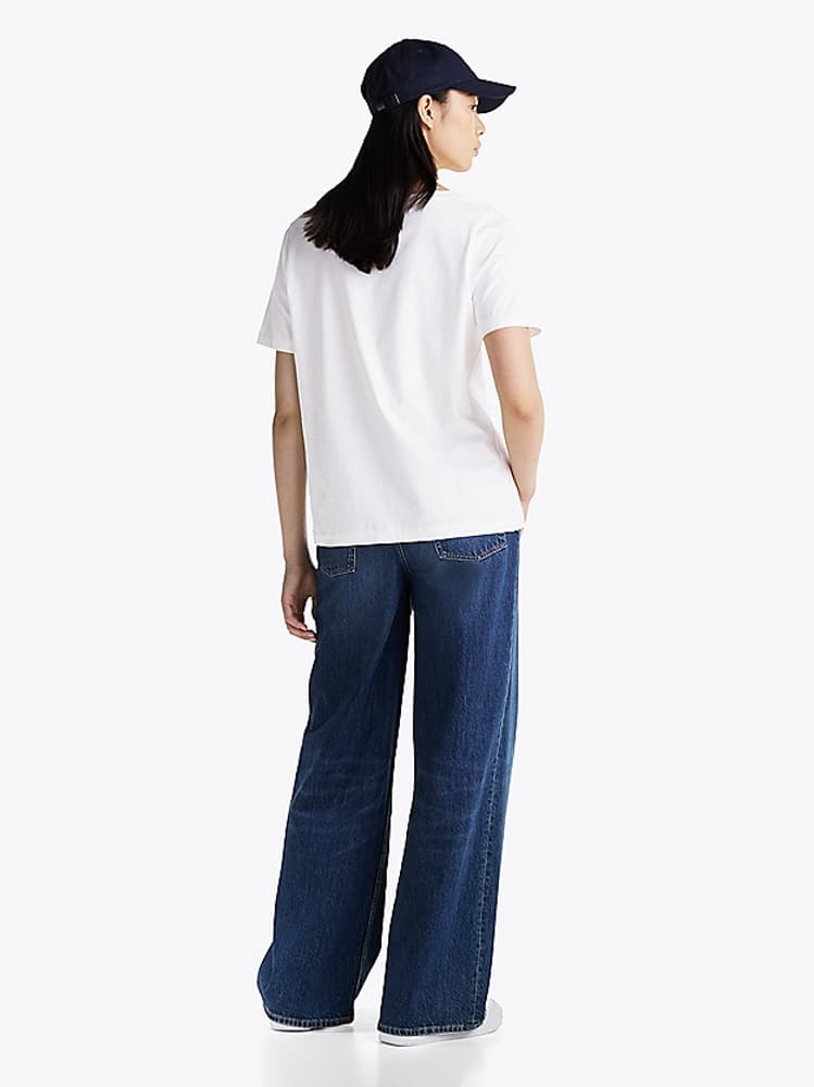 Γυναικείο T-shirt Λευκό Tommy Hilfiger WW0WW44177-YCF