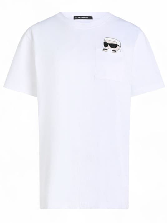 Γυναικείο Peak-A-Boo T-shirt Λευκό Karl Lagerfeld A1W17100-100 WHITE