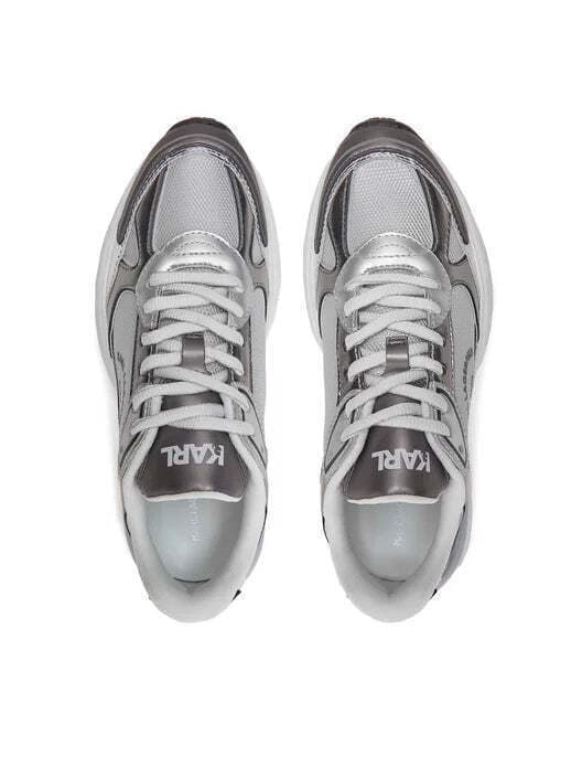 Γυναικεία Δερμάτινα Maison Sneakers Ασημί Karl Lagerfeld KL65638M-4SL SILVER