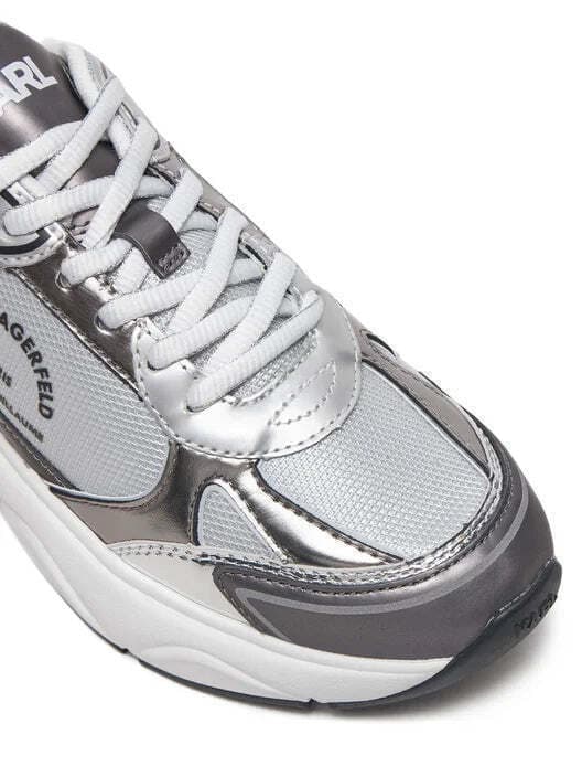 Γυναικεία Δερμάτινα Maison Sneakers Ασημί Karl Lagerfeld KL65638M-4SL SILVER