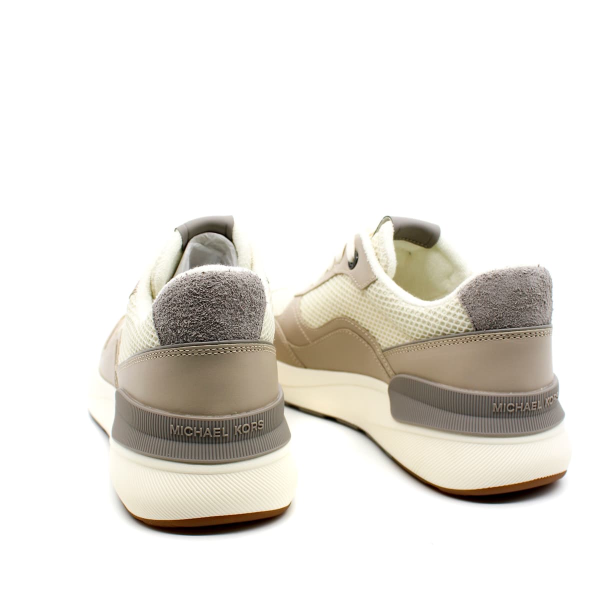 Ανδρικά Δερμάτινα Trevor Sneakers Μπεζ Michael Kors 42S5TRFS1D-172