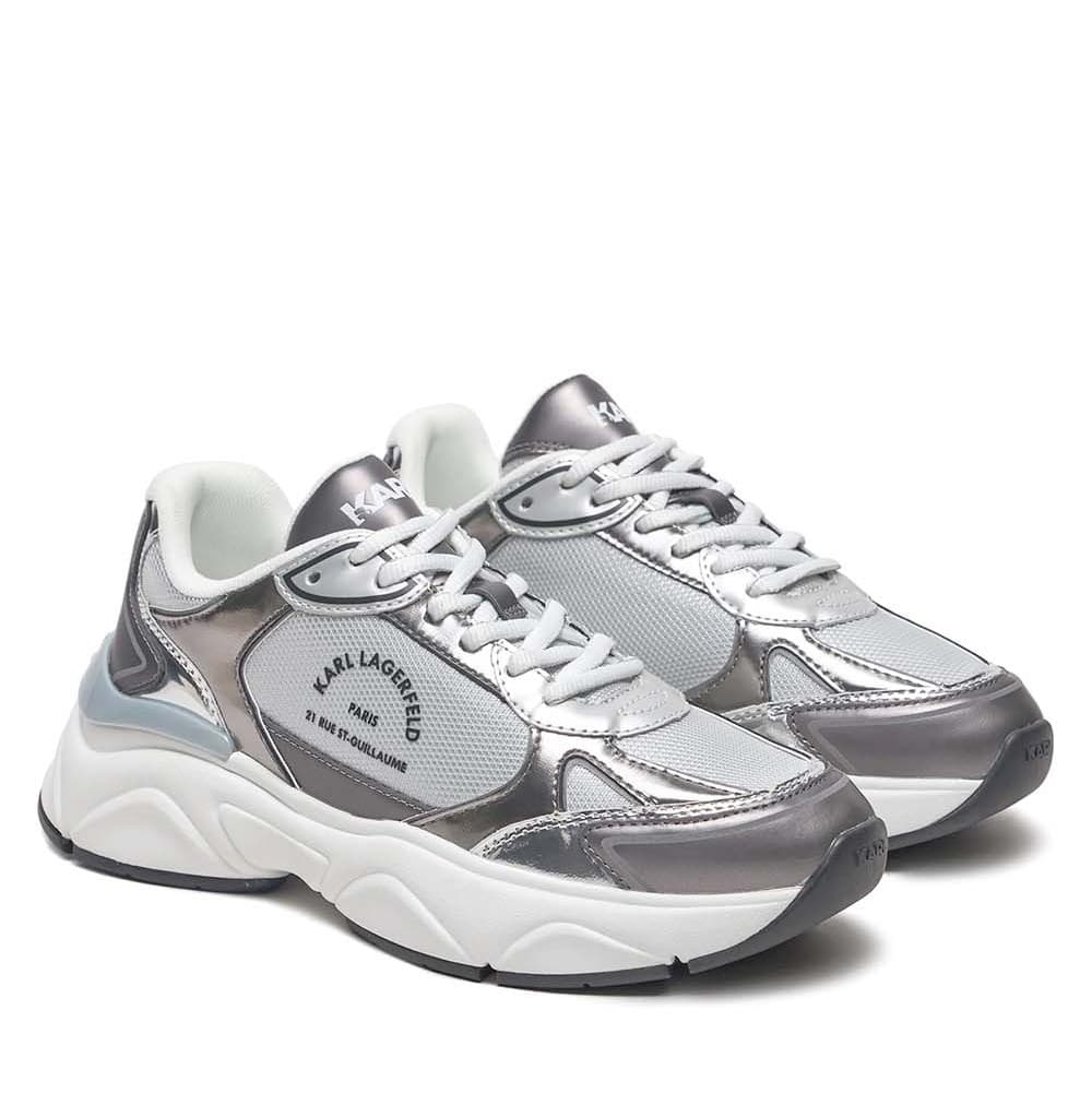 Γυναικεία Δερμάτινα Maison Sneakers Ασημί Karl Lagerfeld KL65638M-4SL SILVER