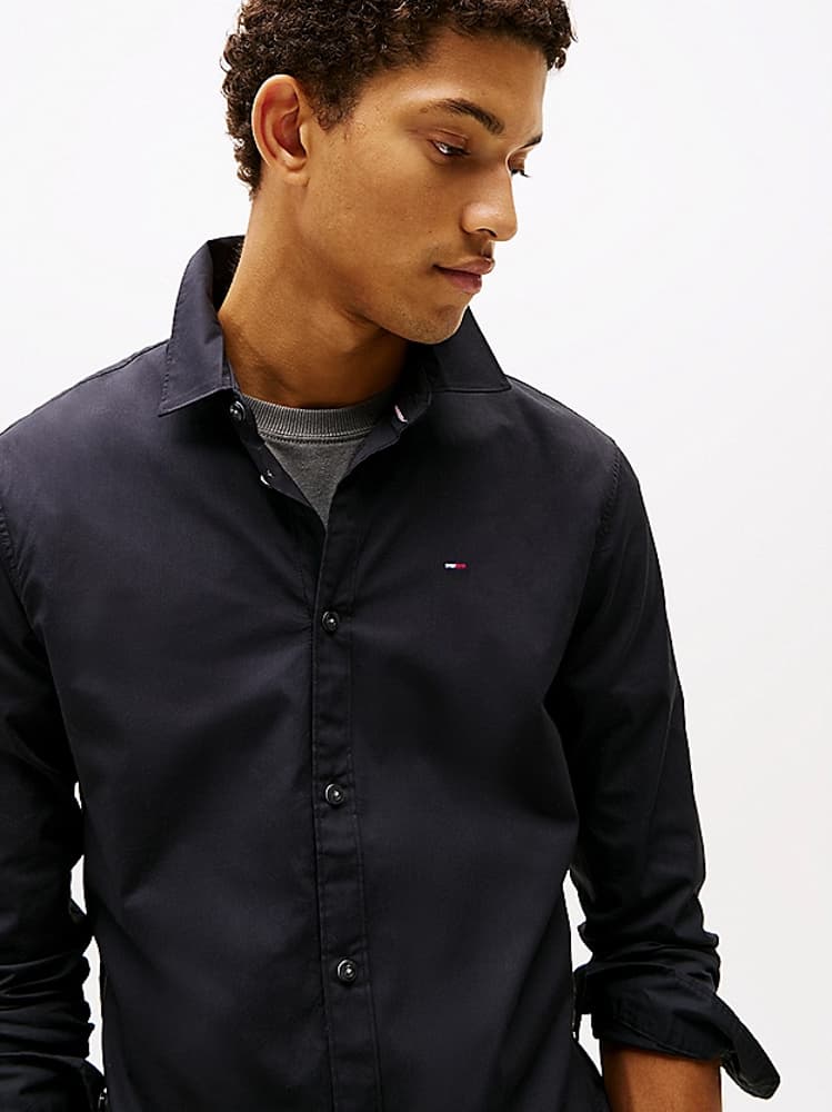 Men's Shirts Tommy Hilfiger Black