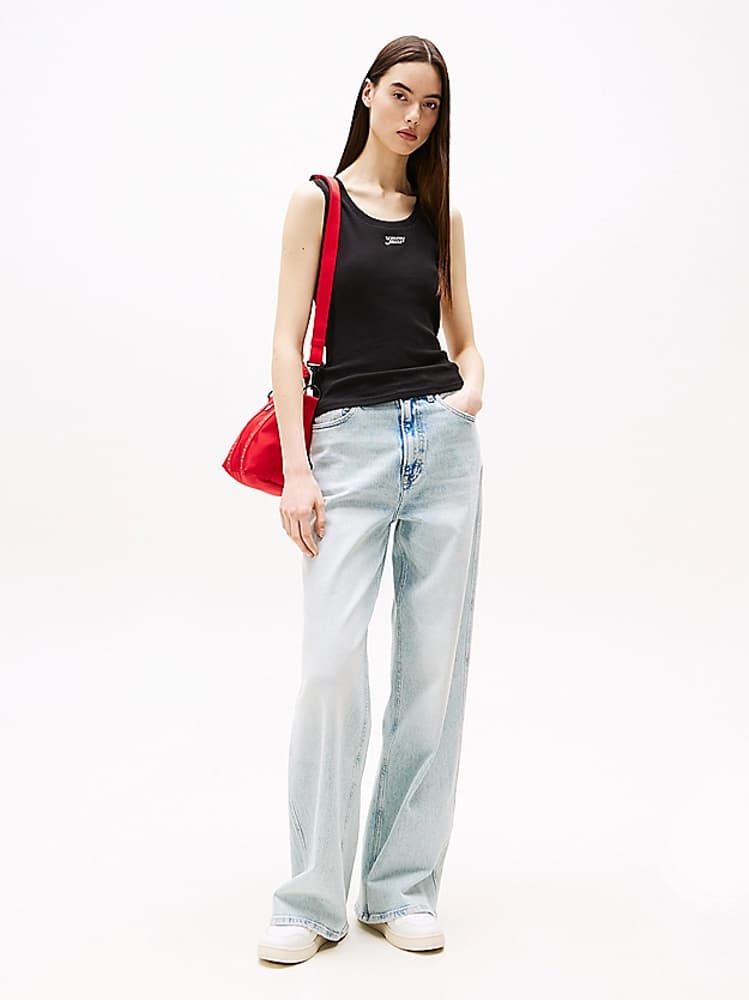 Γυναικείο Slim Tank Top Μαύρο Tommy Jeans DW0DW21369-BDS