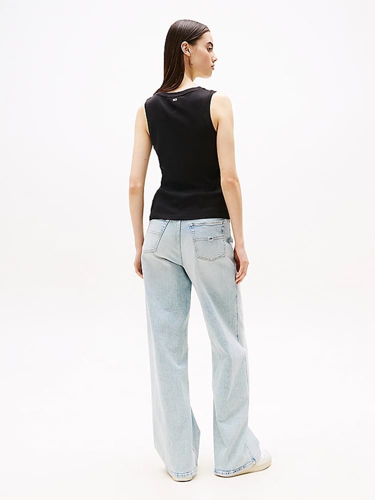 Γυναικείο Slim Tank Top Μαύρο Tommy Jeans DW0DW21369-BDS