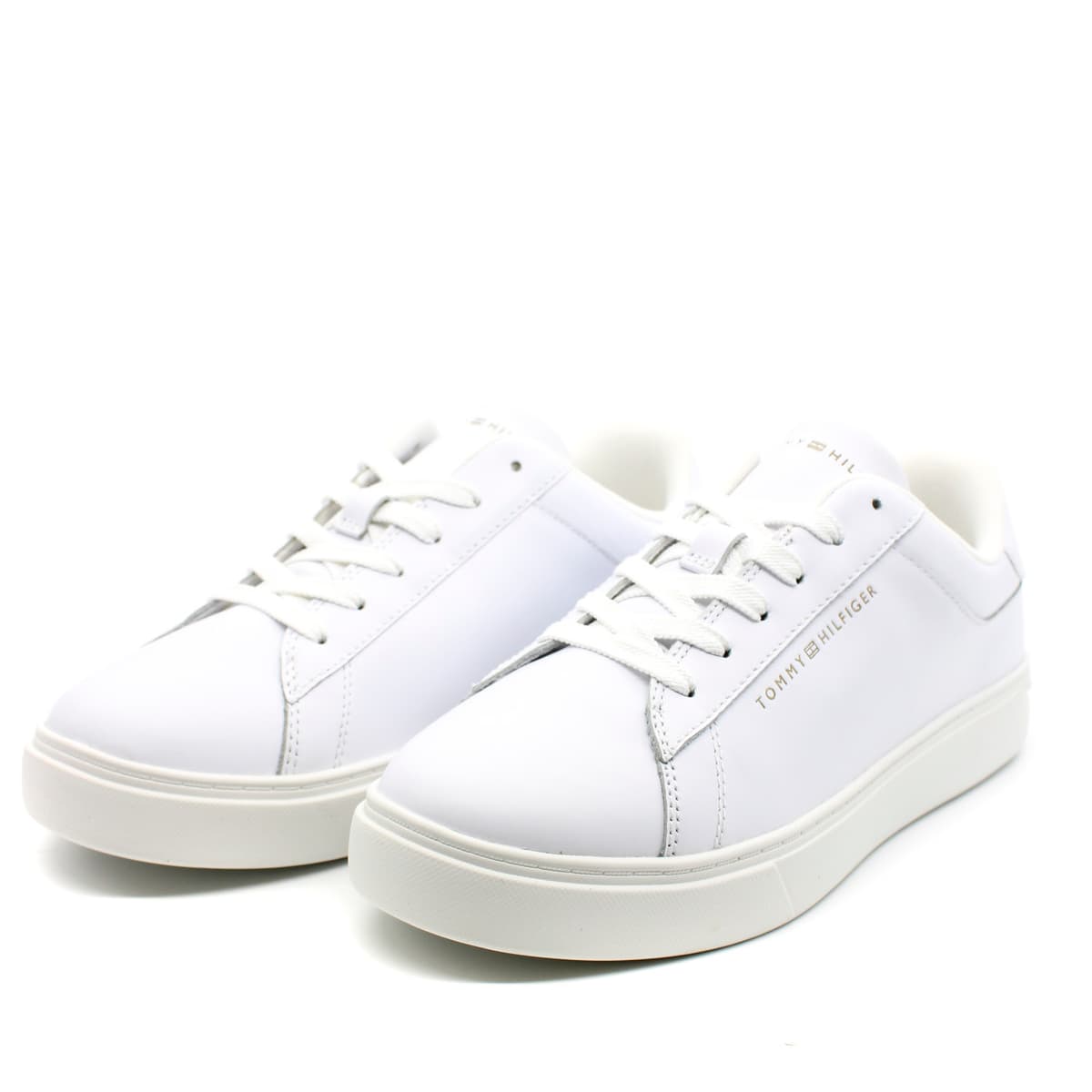 Γυναικεία Δερμάτινα Essential Sneakers Λευκά Tommy Hilfiger FW0FW08320-YBS