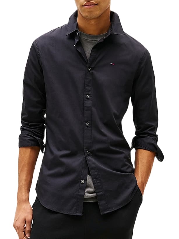 Men's Shirts Tommy Hilfiger Black