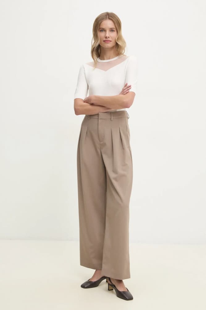 Γυναικεία Παντελόνα Μπεζ Calvin Klein J20J224849-PFW