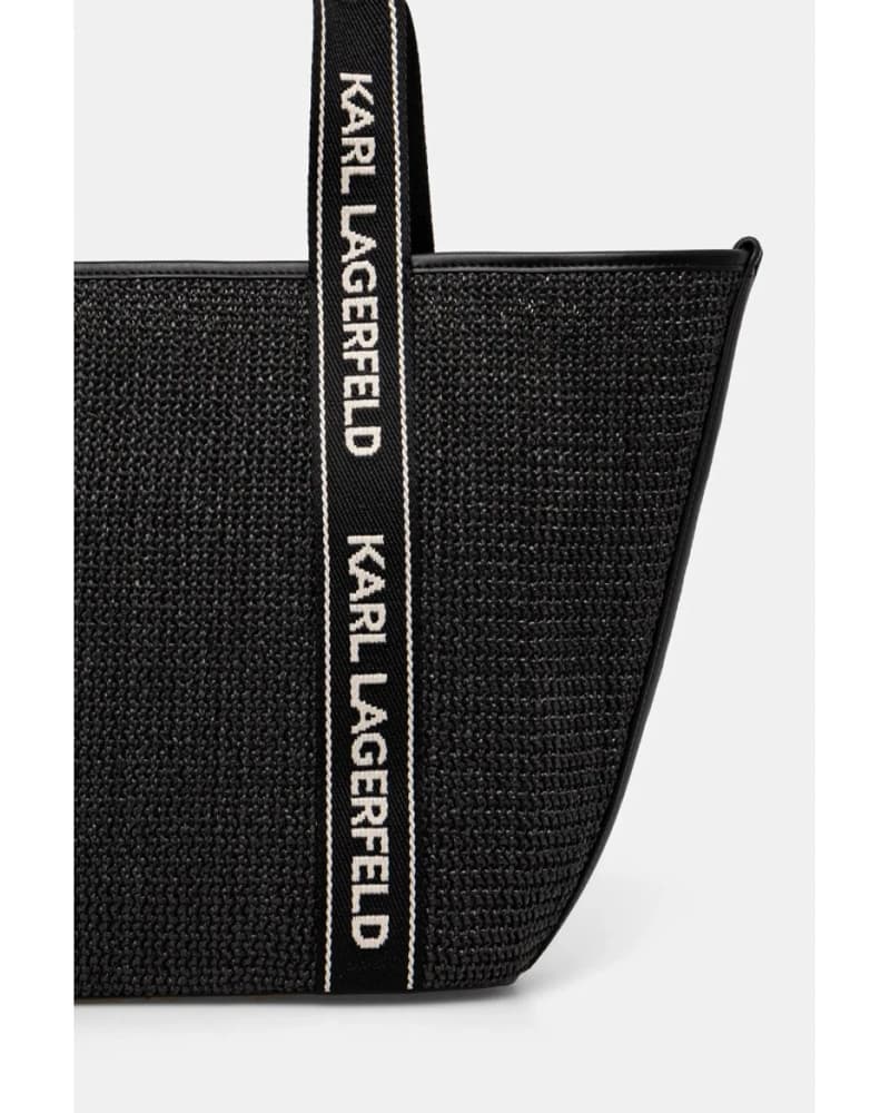 Γυναικεία K/Essential Τσάντα Μαύρη Karl Lagerfeld A1W46074-999 BLACK
