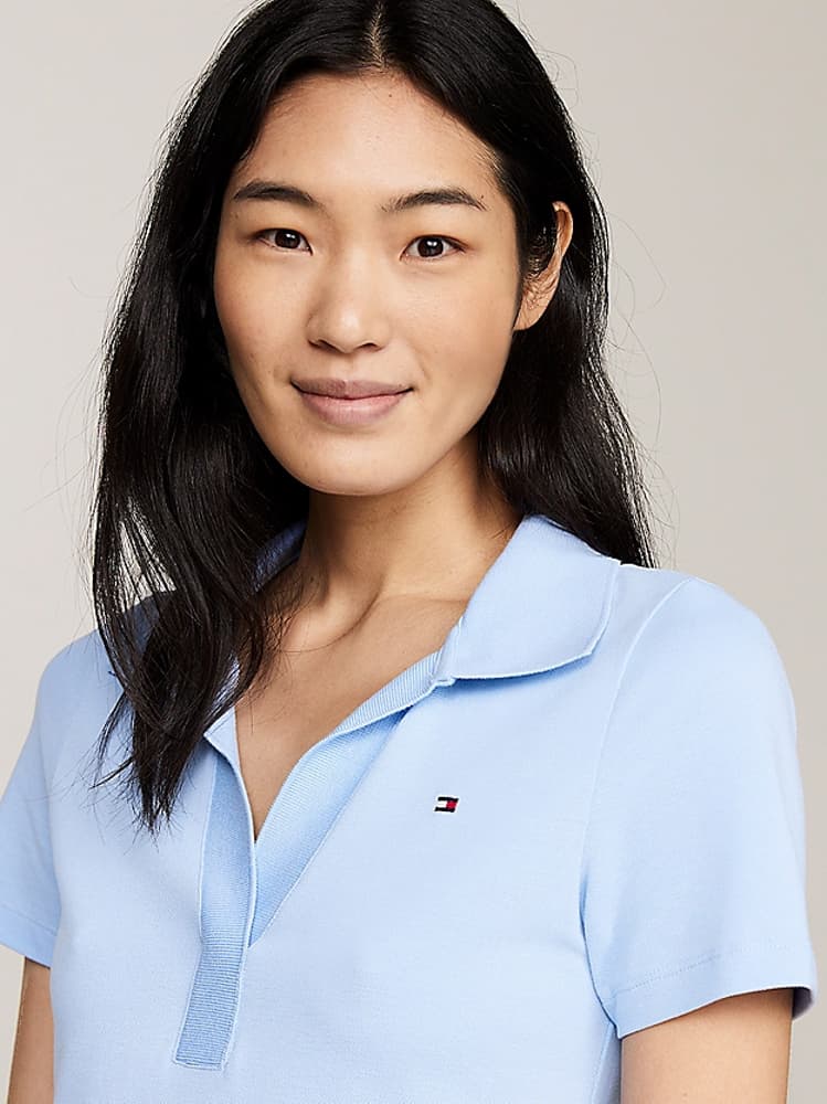 Γυναικείο Polo Φόρεμα Γαλάζιο Tommy Hilfiger WW0WW42567-C1O