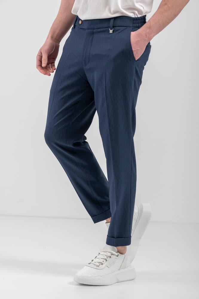 Ανδρικό Παντελόνι Navy Μπλε Vittorio PARMA-BLUE