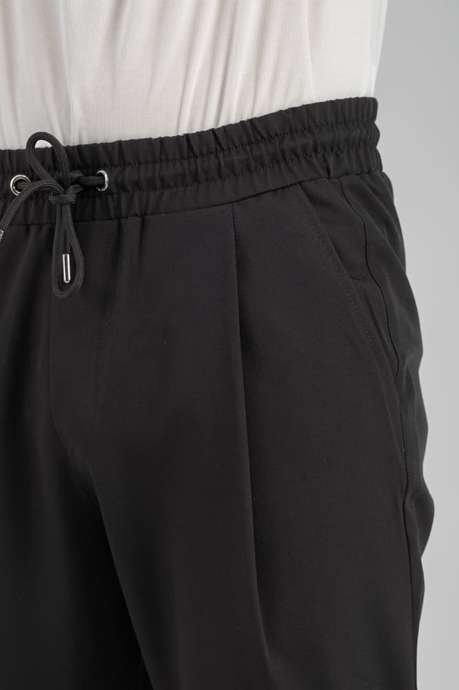 Ανδρικό Παντελόνι Μαύρο Vittorio POZZALO-BLACK