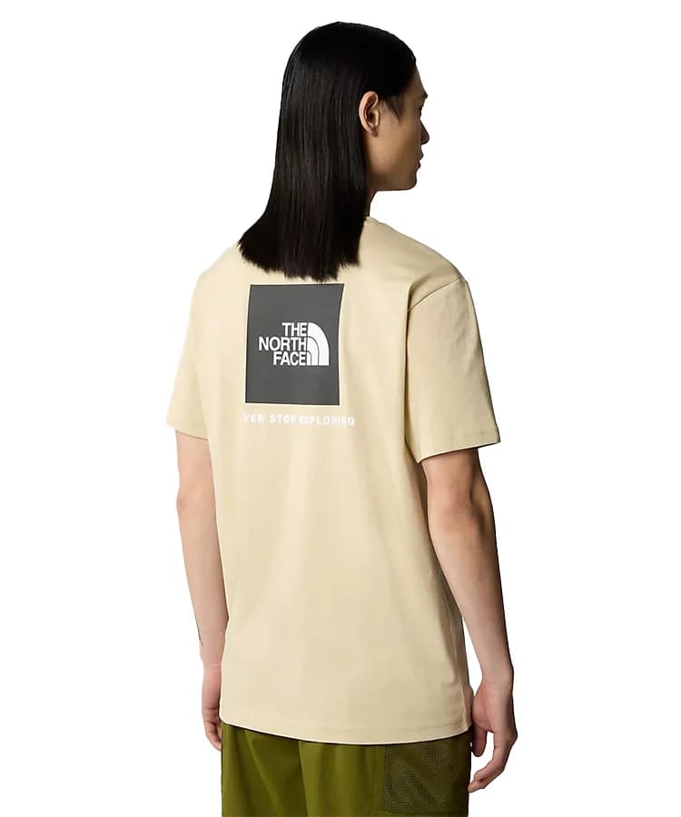 Ανδρικό S/S Redbox T-shirt Μπεζ The North Face NF0A87NP-3X41
