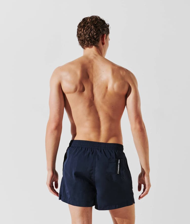 Ανδρικό Μαγιό Navy Μπλε Karl Lagerfeld A1M46066-310 BLACK IRIS