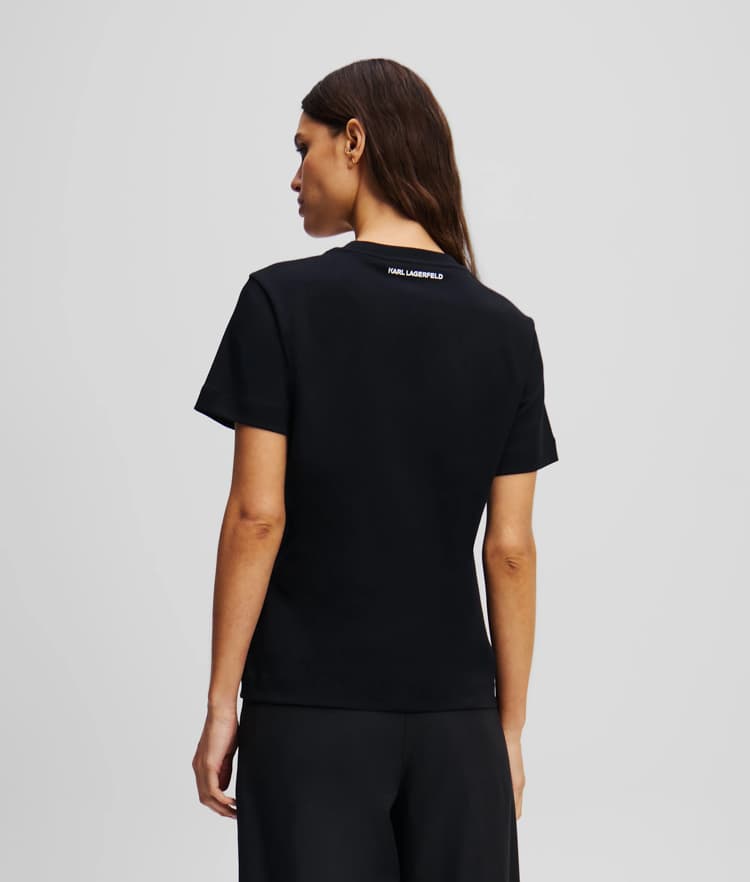 Γυναικείο Ikon Aquarelle T-shirt Μαύρο Karl Lagerfeld A2W17119-999 Black