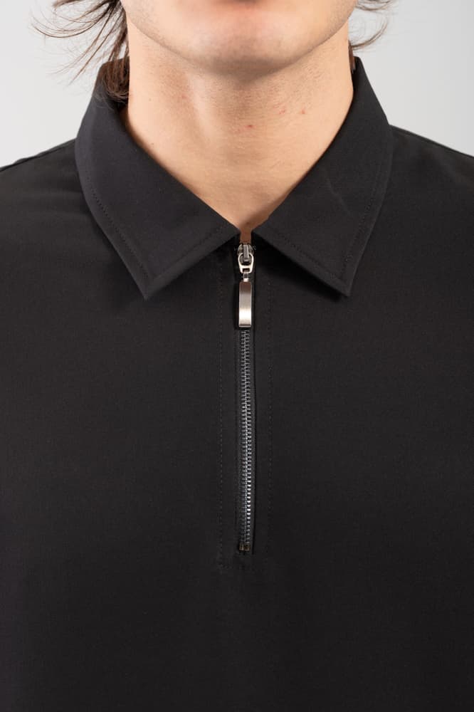 Ανδρικό Polo Μαύρο Vittorio 3002425300-BLACK