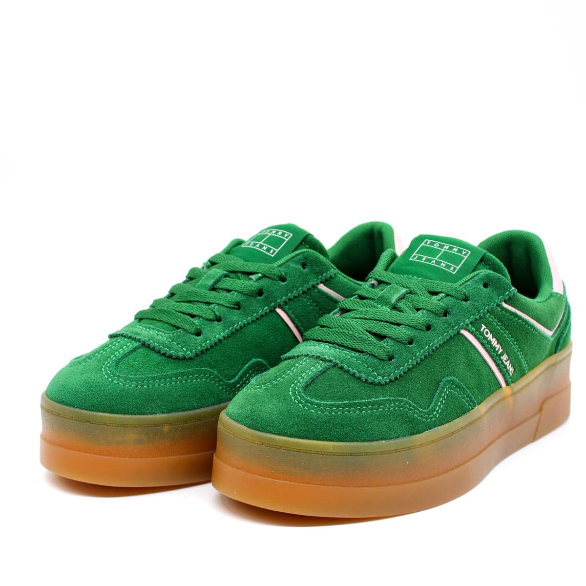 Γυναικεία The Greenwich Sneakers Πράσινα Tommy Jeans EN0EN02734-L2P