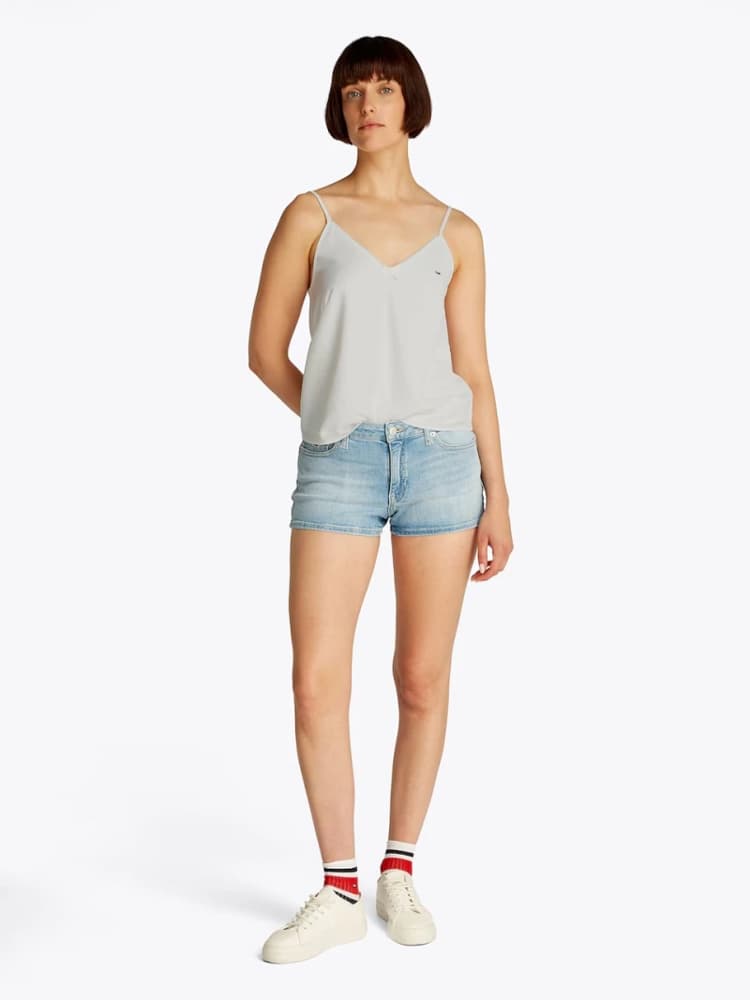 Γυναικείο Αμάνικο Top Εκρού Tommy Jeans DW0DW20604-TCR