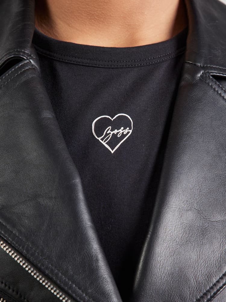 Γυναικείο C_Elogo 21 T-Shirt Μαύρο Boss 50540260-001