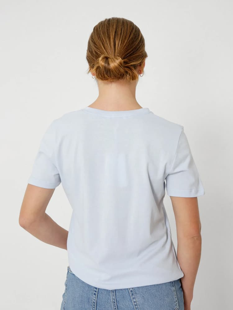 Γυναικείο Signature Logo T-shirt Γαλάζιο Tommy Hilfiger WW0WW40276-C1O