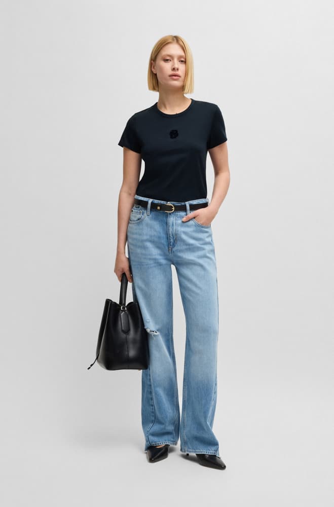 Γυναικείο Eventsa6 T-Shirt Navy Μπλε Boss 50534800-406