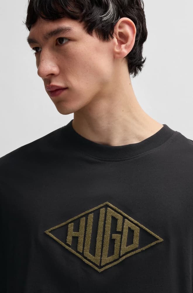 Men's T-Shirts Hugo Black