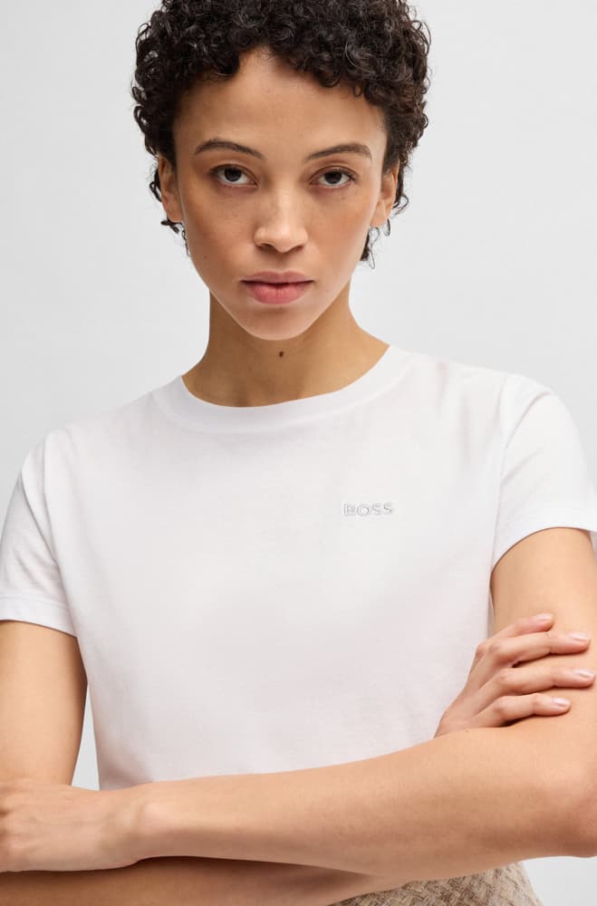 Γυναικείο C_Esogo 2 T-Shirt Off White Boss 50536628-101