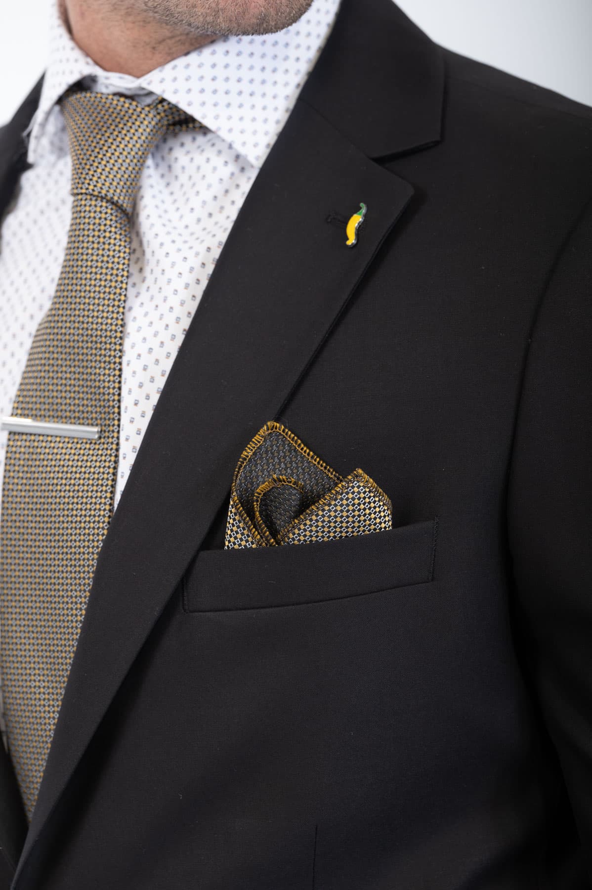 Ανδρικό Κοστούμι Μαύρο Vittorio DIGIO-BLACK