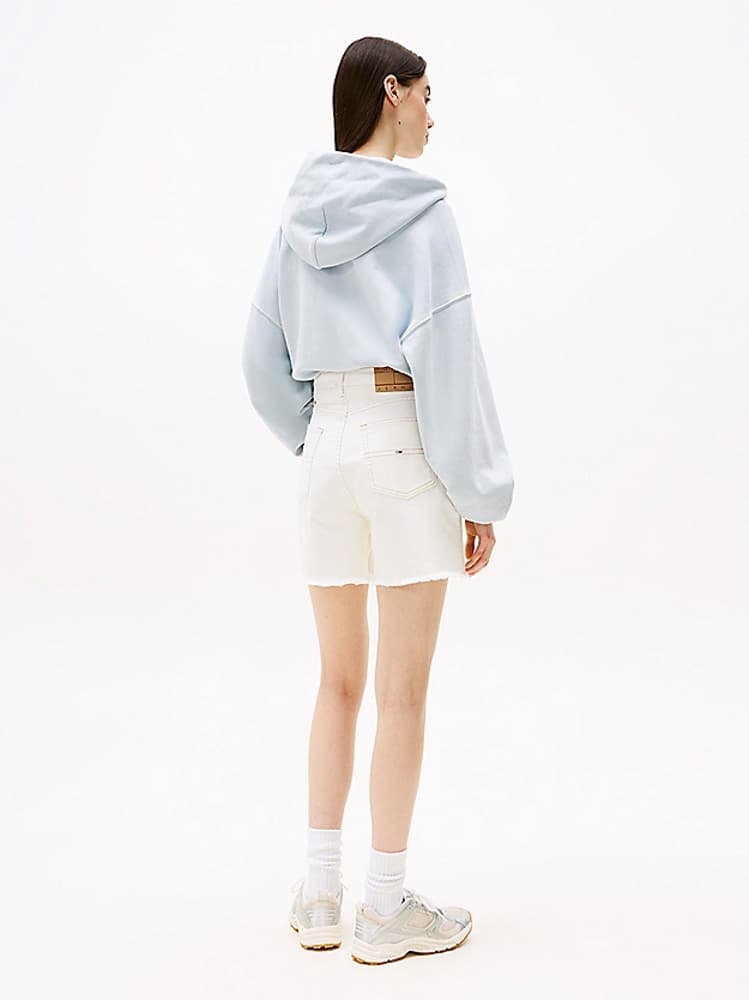 Γυναικείο Mom Τζιν Σορτς Εκρού Tommy Jeans DW0DW20093-1CE